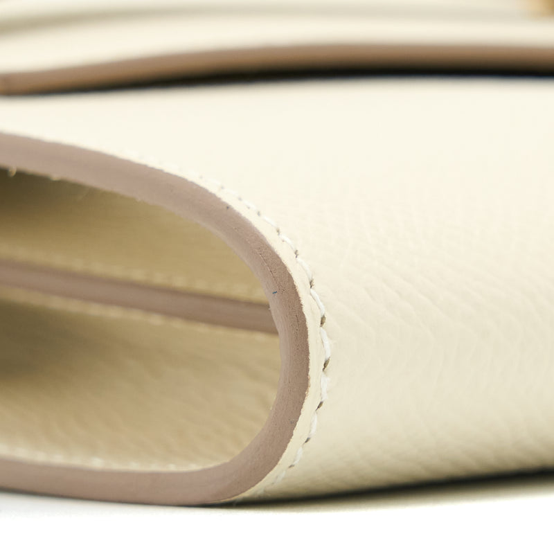 Hermes Kelly To Go Epsom Craie GHW Stamp Z