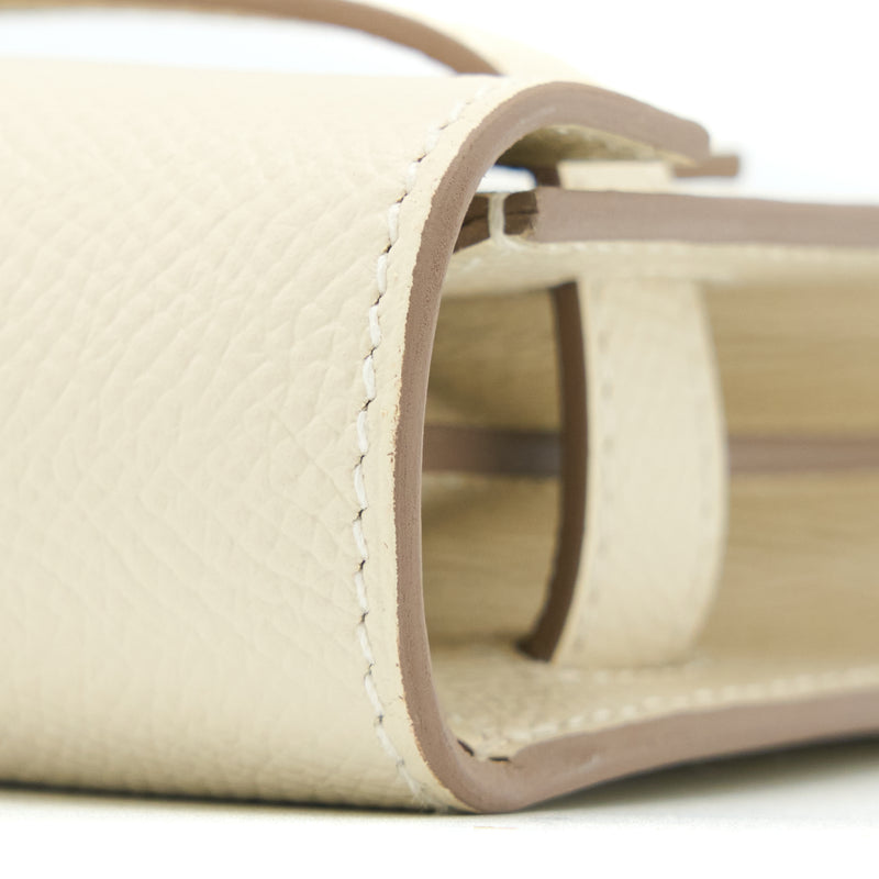 Hermes Kelly To Go Epsom Craie GHW Stamp Z