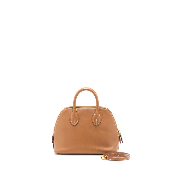 Hermes Mini Bolide Evercolour Gold GHW Stamp Y