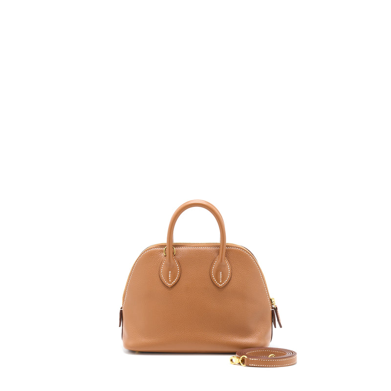 Hermes Mini Bolide Evercolour Gold GHW Stamp Y