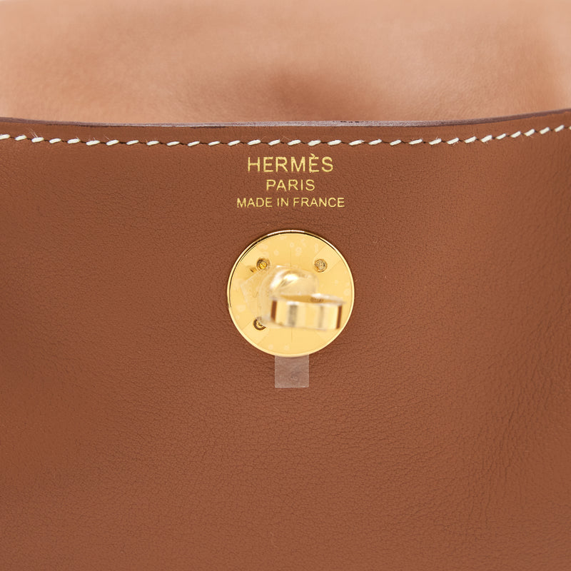 Hermes Mini Lindy Swift Gold GHW Stamp U