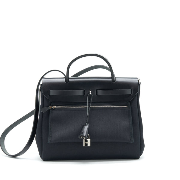 Hermes Herbag zip 31 Retour Bag Black SHW