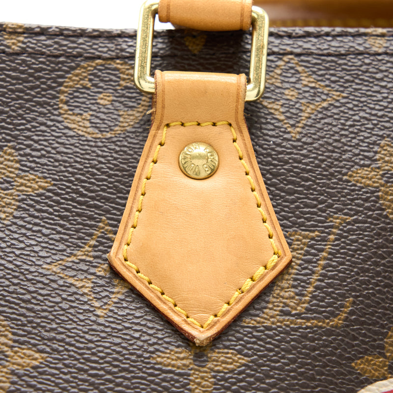 Light Tan Leather Strap with Yellow Stitching for Louis Vuitton