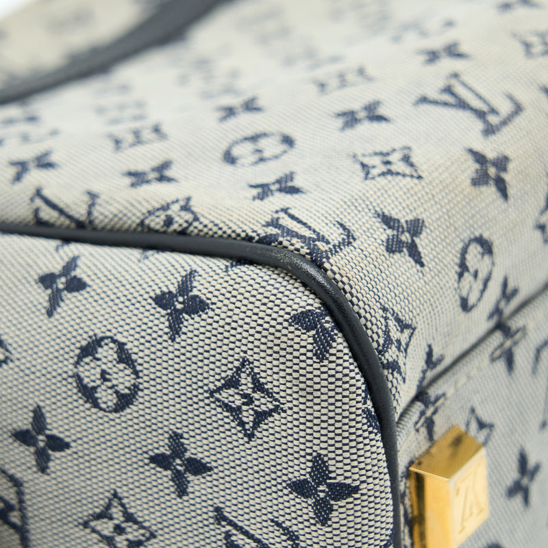 Louis Vuitton Josephine PM Monogram Mini Lin Canvas GHW