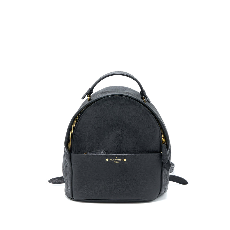 louis vuitton backpack sorbonne monogram empreinte Louis Vuitton Sorbonne Backpack Monogram Empreinte Black GHW
