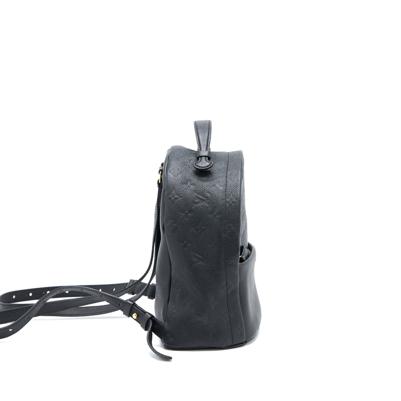 louis vuitton backpack sorbonne monogram empreinte Louis Vuitton Sorbonne Backpack Monogram Empreinte Black GHW