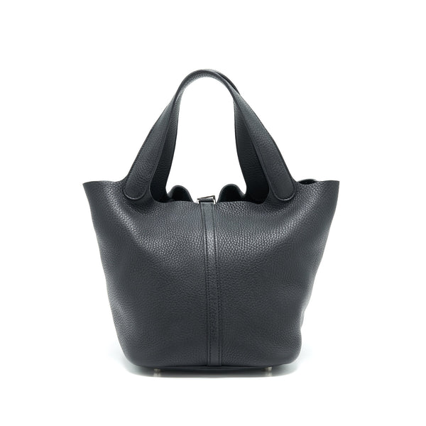 Hermes Picotin 22 Black SHW Stamp C