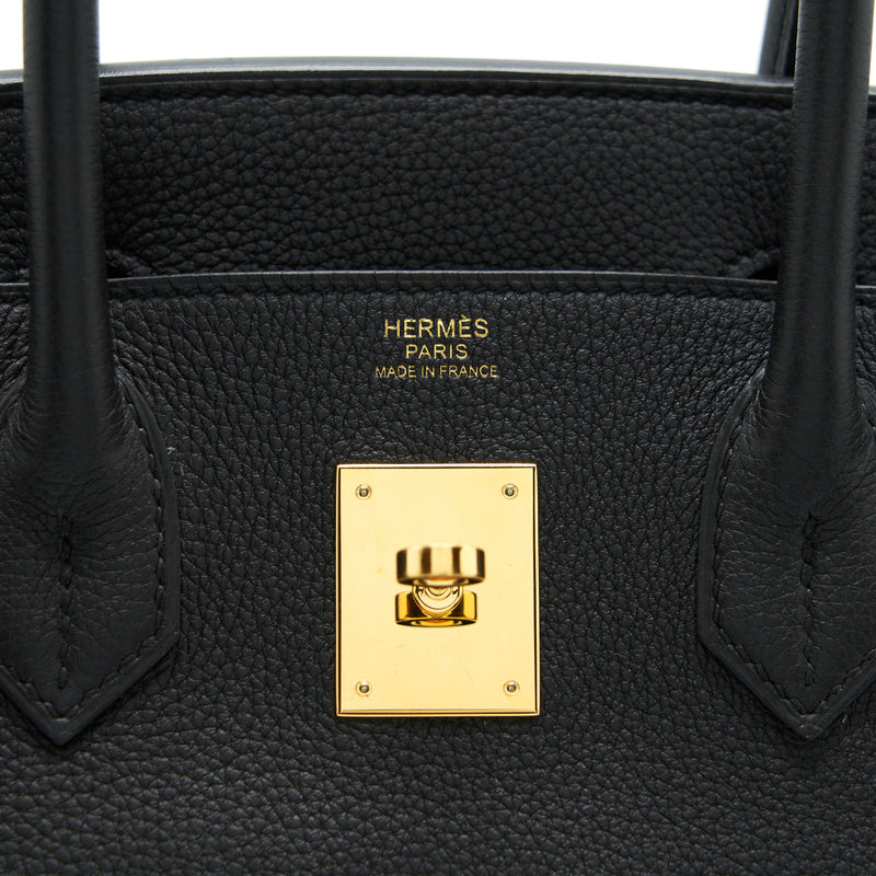 Hermes Birkin 30 Togo Black GHW Stamp A