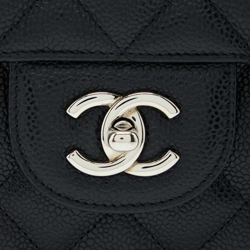 Chanel Jumbo Single Flap Bag Caviar Black SHW