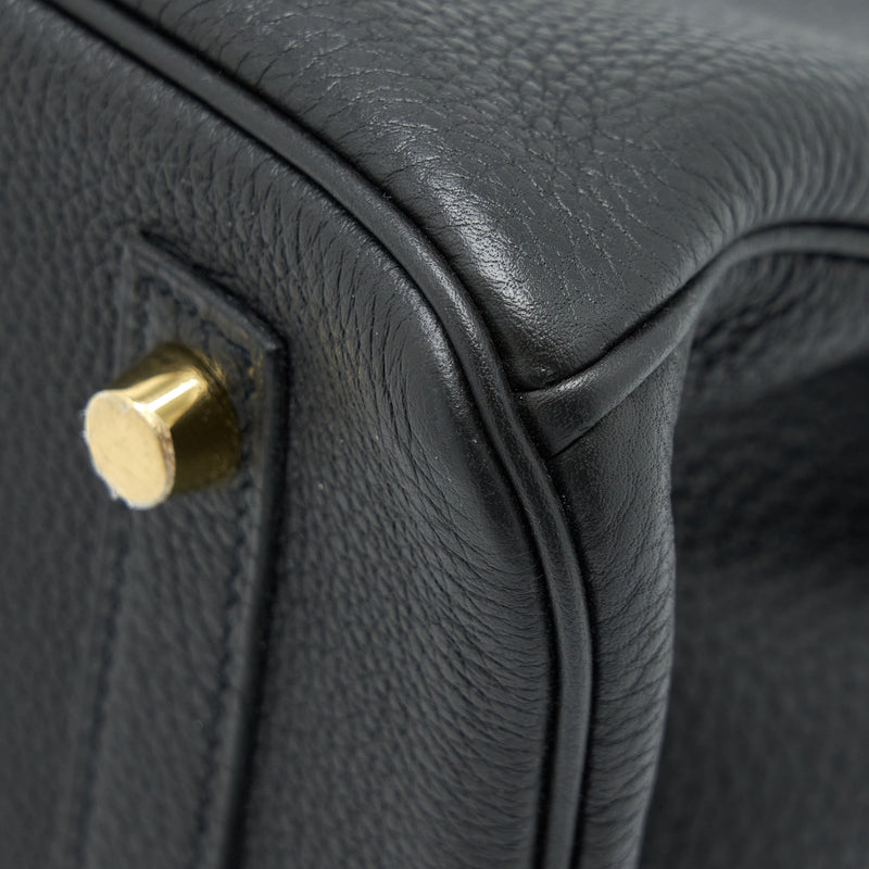 Hermes Birkin 30 Togo Black GHW Stamp A