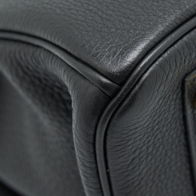 Hermes Birkin 30 Togo Black GHW Stamp A