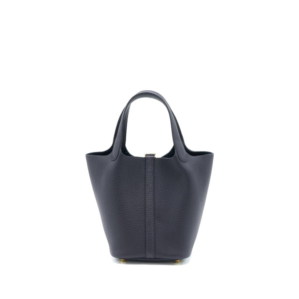 Hermes Picotin 18 Lock Bag Clemence Caban GHW Stamp U