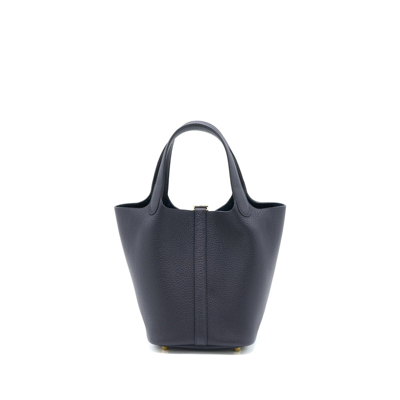Hermes Picotin 18 Lock Bag Clemence Caban GHW Stamp U