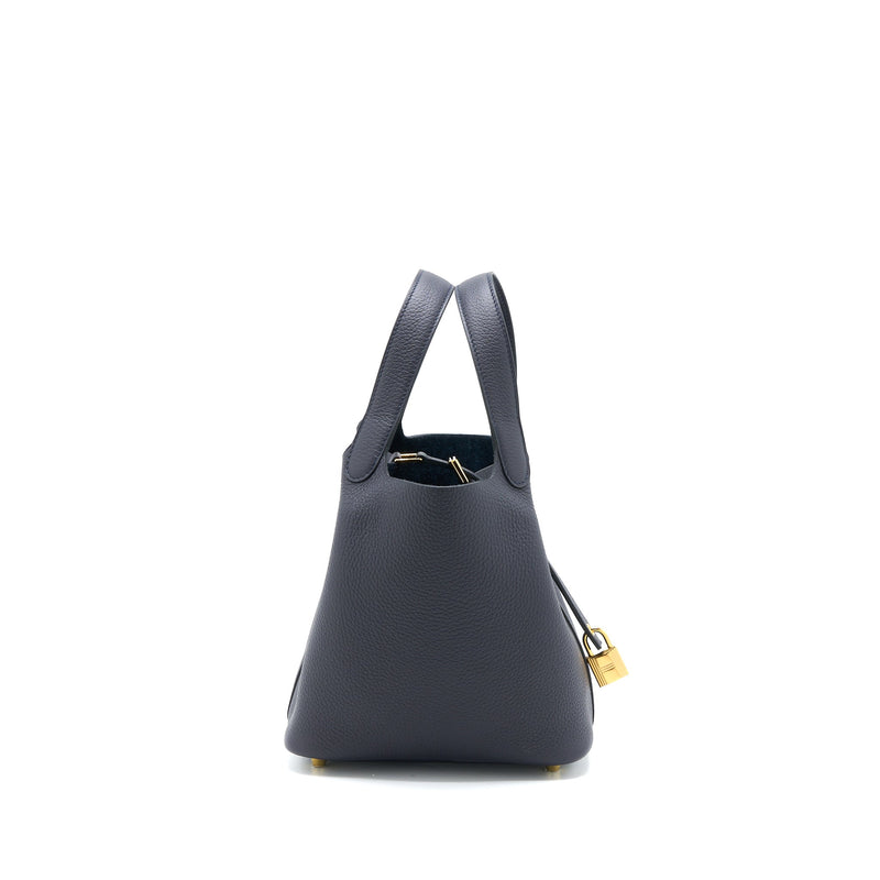 Hermes Picotin 18 Lock Bag Clemence Caban GHW Stamp U