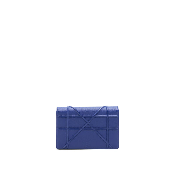 Dior Diorama Wallet on Chain Blue with SHW