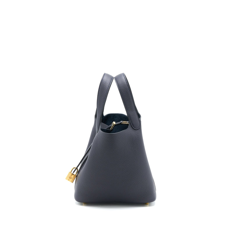 Hermes Picotin 18 Lock Bag Clemence Caban GHW Stamp U