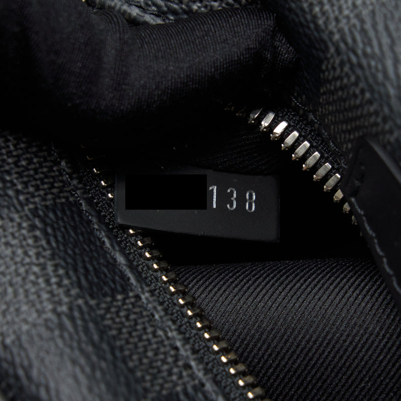 Louis Vuitton Damier Graphite Backpack Black SHW