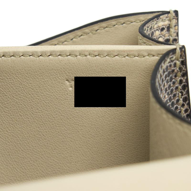 Hermes Constance Mini Ombre Lizard GHW Stamp Y