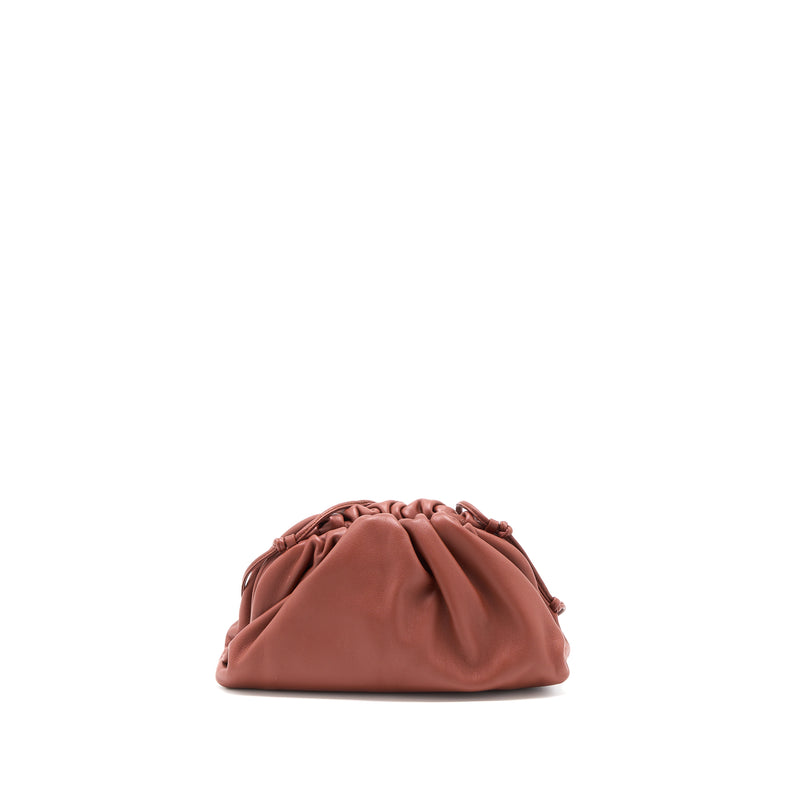 Bottega Veneta Mini Pouch Calfskin Dard Red GHW