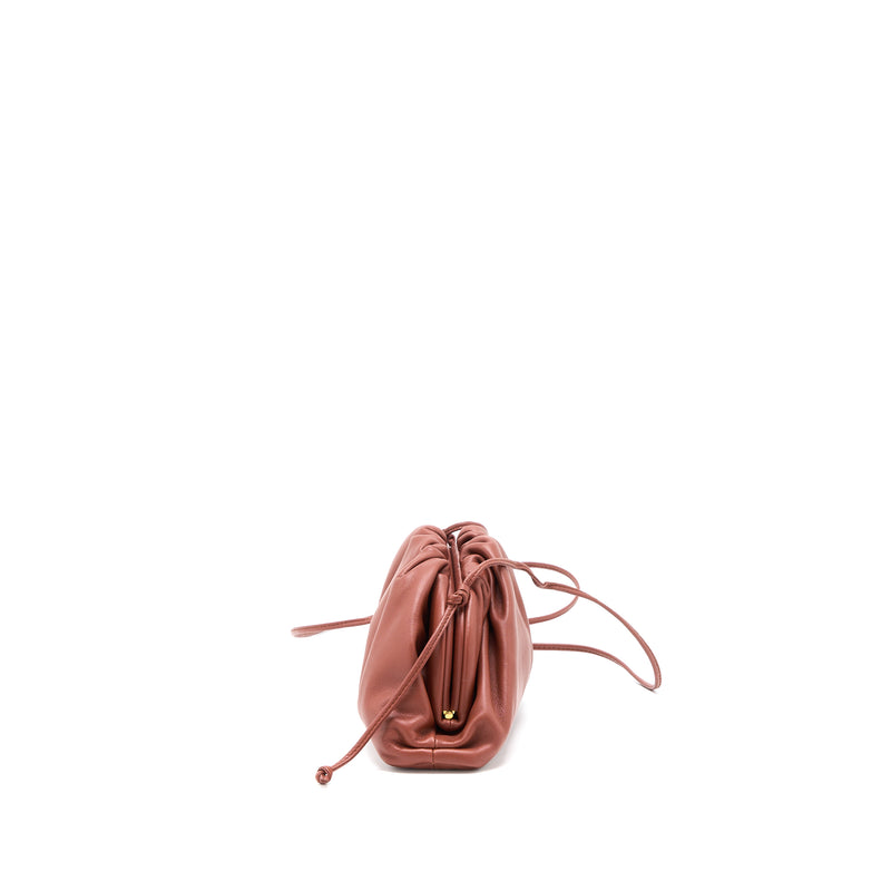 Bottega Veneta Mini Pouch Calfskin Dard Red GHW