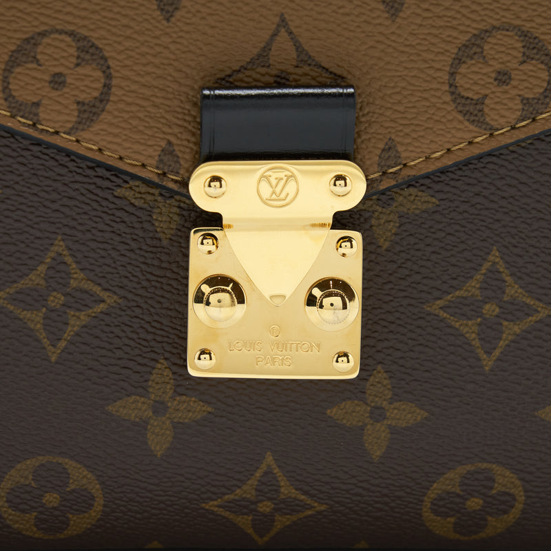 Louis Vuitton Pochette Metis Brown Monogram Reverse Canvas