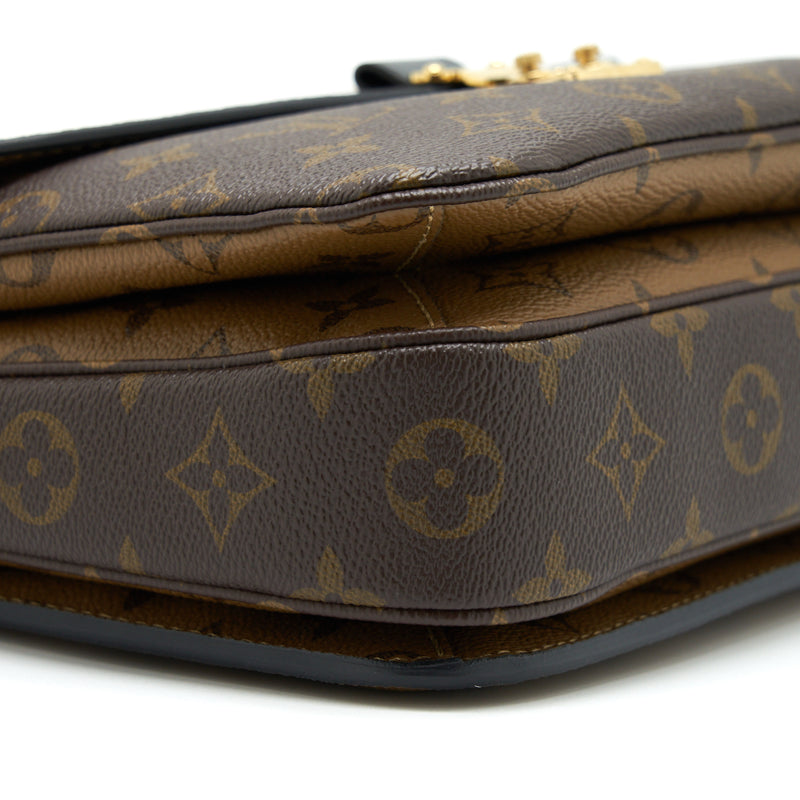 Louis Vuitton Pochette Métis Monogram Reverse Canvas GHW