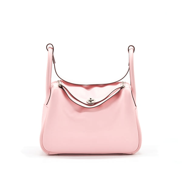 HERMES Lindy 30 Swift 3Q ROSE SAKURA SHW Stamp X