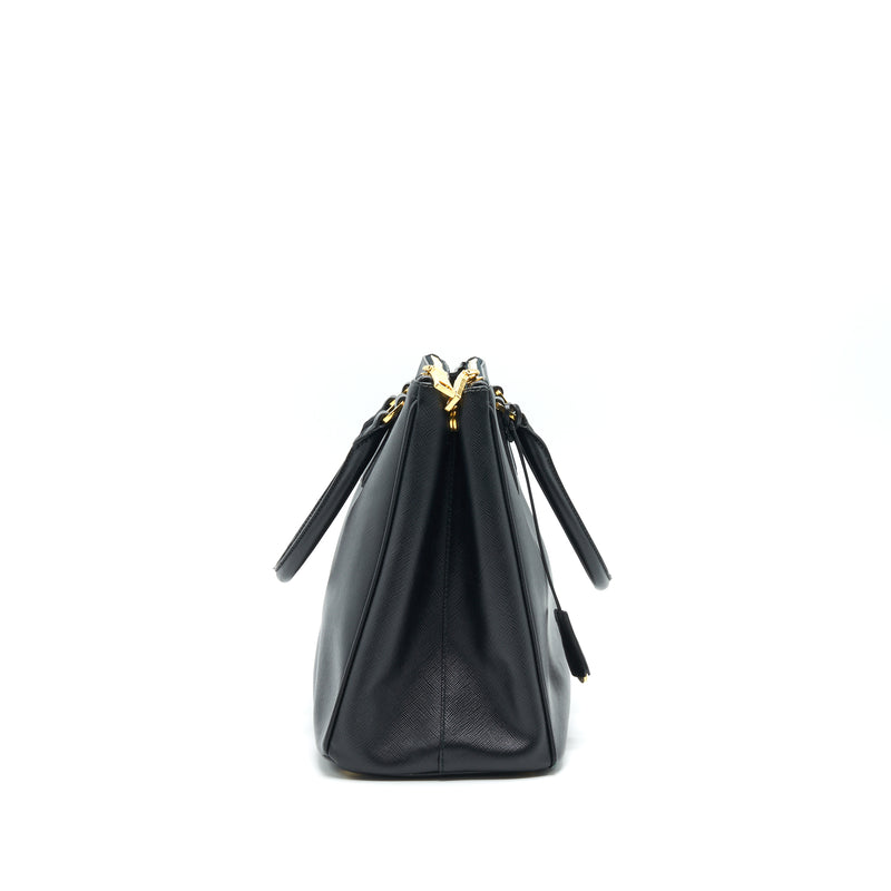 Prada Saffiano Tote Bag Black GHW