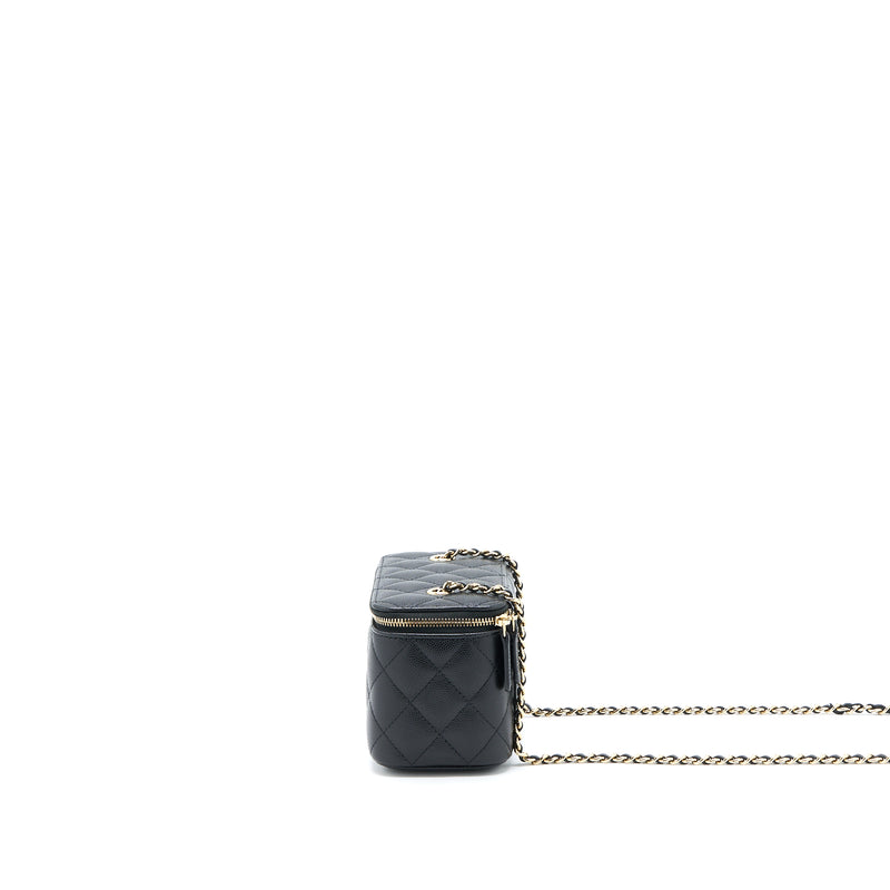Chanel Long Vanity with Chain Caviar Black LGHW
