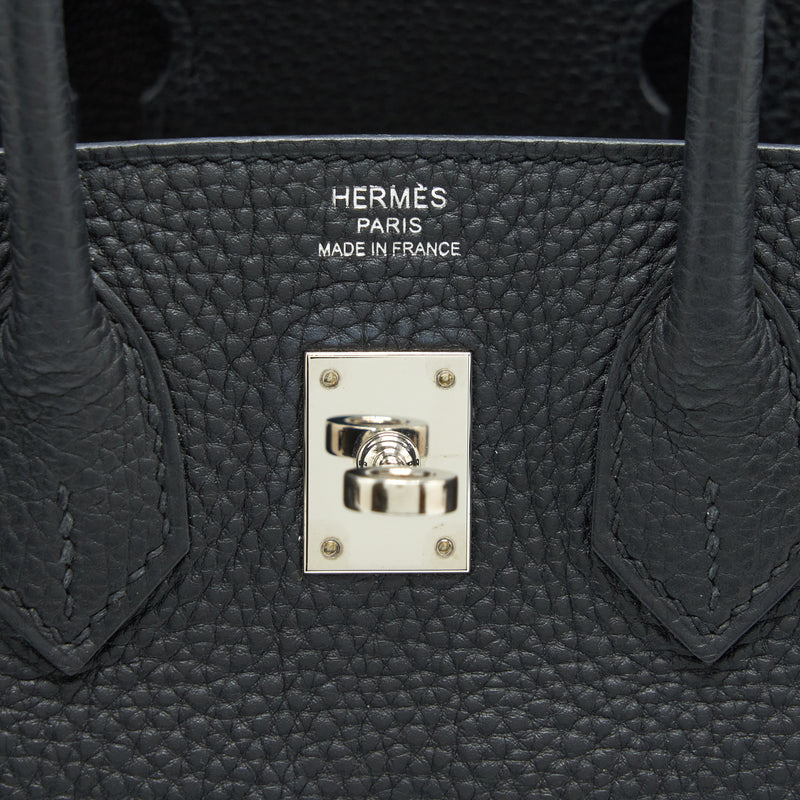 Hermes Birkin 25 Togo Black SHW Stamp D