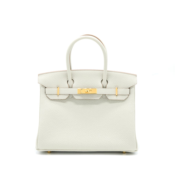 Hermes Birkin 30 Togo Gris Perle GHW Stamp U