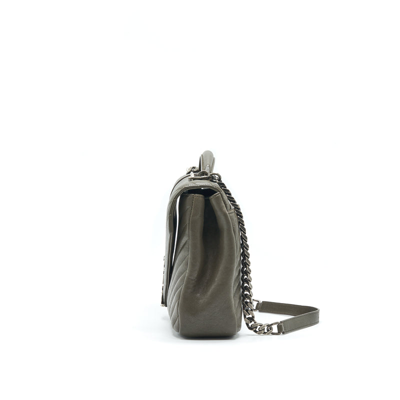 YSL COLLEGE LARGE SIZE OLIVE GREY COLOUR IN SHW