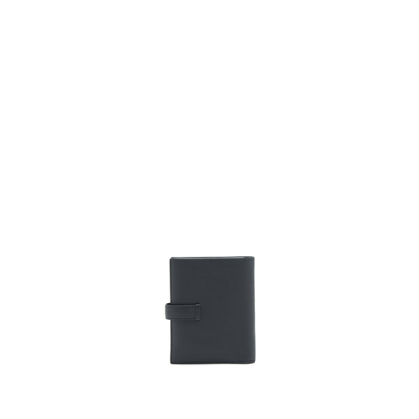 Hermes Bearn Compact Wallet Black GHW Stamp C