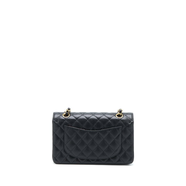 Chanel Small Classic Double Flap Bag Caviar Black GHW (Microchip)