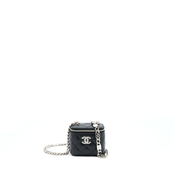 Chanel Mini Vanity With Giant Chain Caviar Black SHW