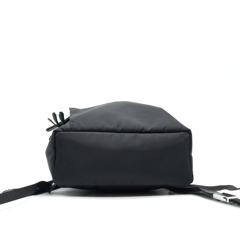 Fendi Monster Backpack in Black with Fur