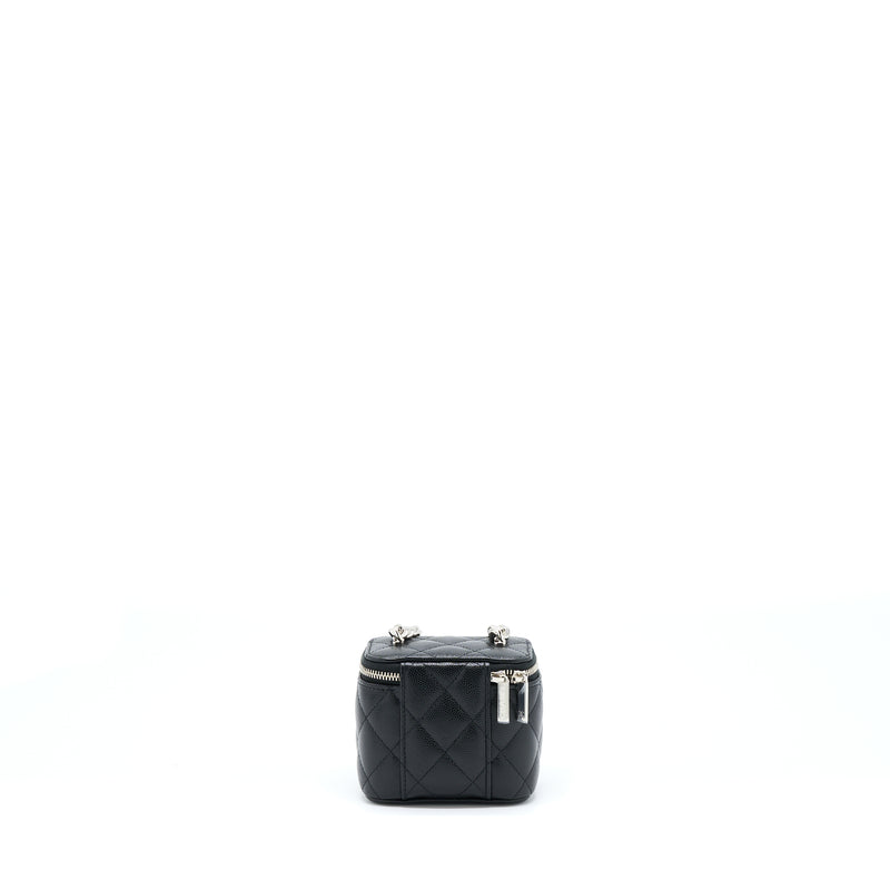 Chanel Mini Vanity With Giant Chain Caviar Black SHW