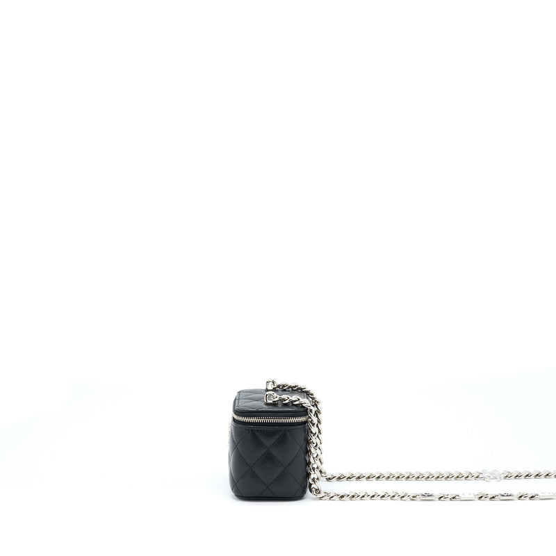 Chanel Mini Vanity With Giant Chain Caviar Black SHW