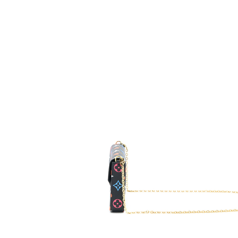 Louis Vuitton Limited Edition Felicie Multicolour Monogram Canvas GHW