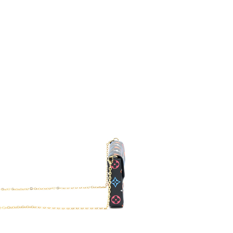 Louis Vuitton Limited Edition Felicie Multicolour Monogram Canvas GHW