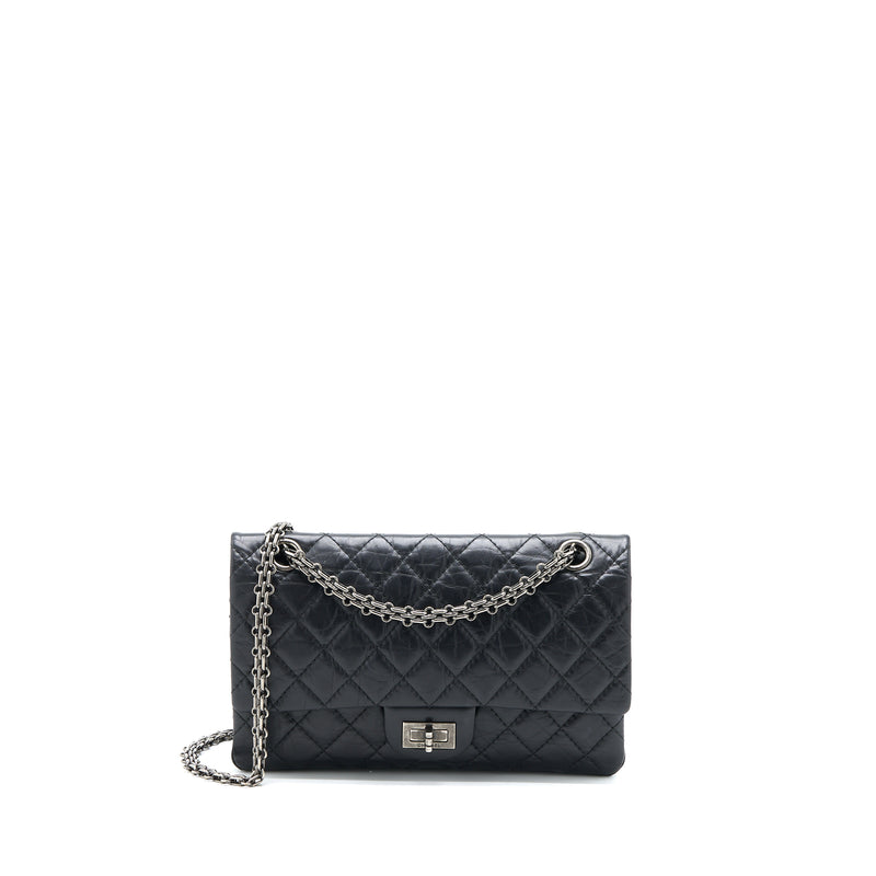 Chanel Small 2.55 225 Reissue Flap Bag Aged Calfskin Black Ruthenium SHW
