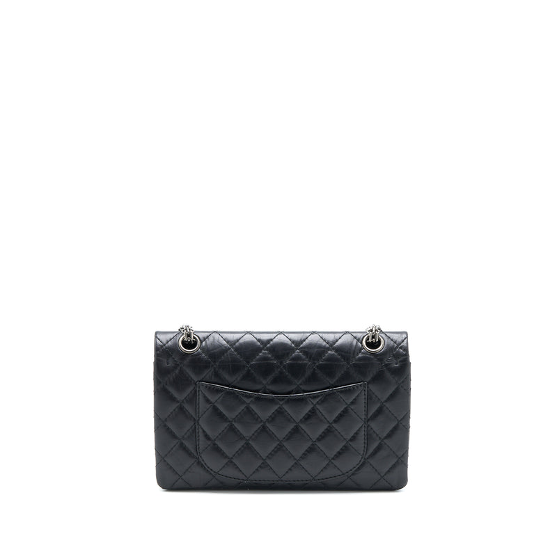 Chanel Small 2.55 225 Reissue Flap Bag Aged Calfskin Black Ruthenium SHW