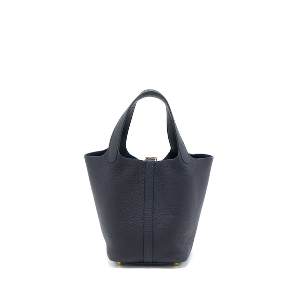 Hermes Picotin 18 Lock Bag Clemence Caban GHW Stamp U