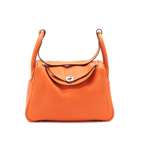 Hermes Lindy 30 Orange SHW Stamp Square R