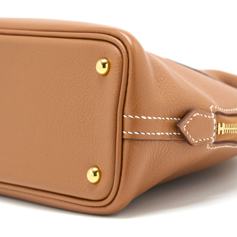 Hermes Mini Bolide Evercolour Gold GHW Stamp Y