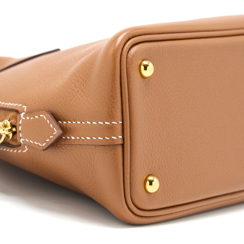 Hermes Mini Bolide Evercolour Gold GHW Stamp Y