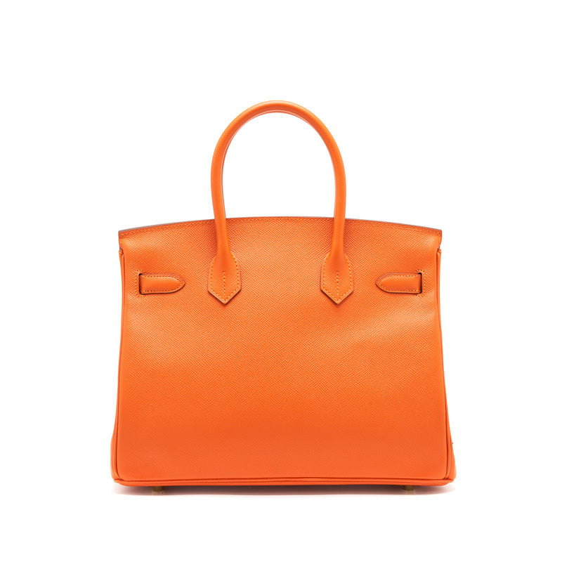 Hermes Birkin 30 9J Feu Epsom GHW Stamp A