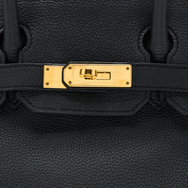 Hermes Birkin 30 Togo Black GHW Stamp X