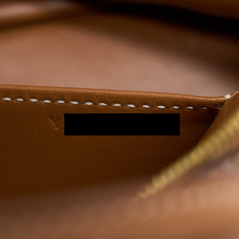 Hermes Mini Bolide Evercolour Gold GHW Stamp Y