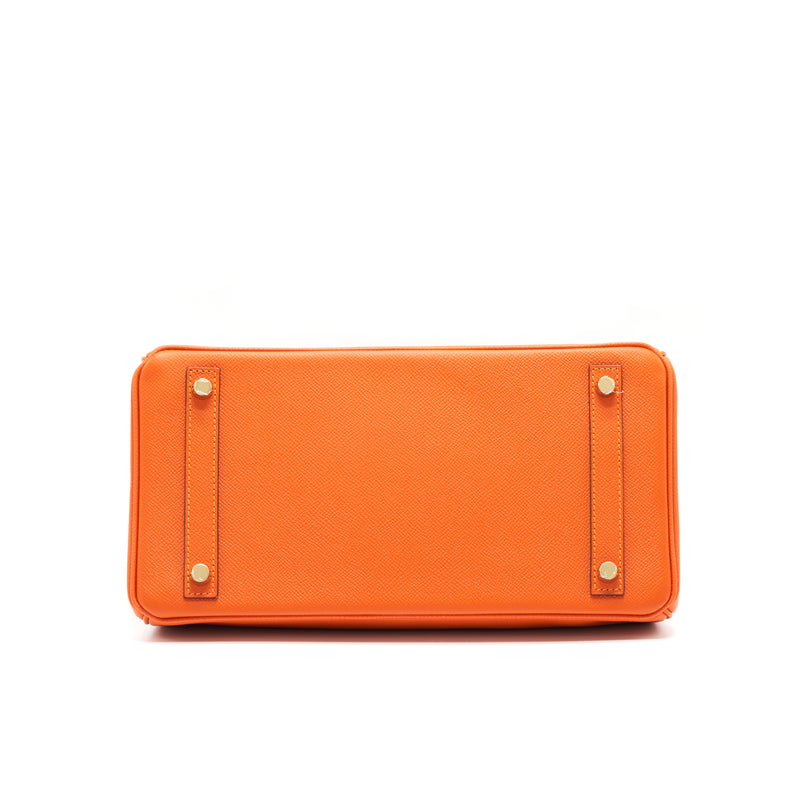 Hermes Birkin 30 9J Feu Epsom GHW Stamp A
